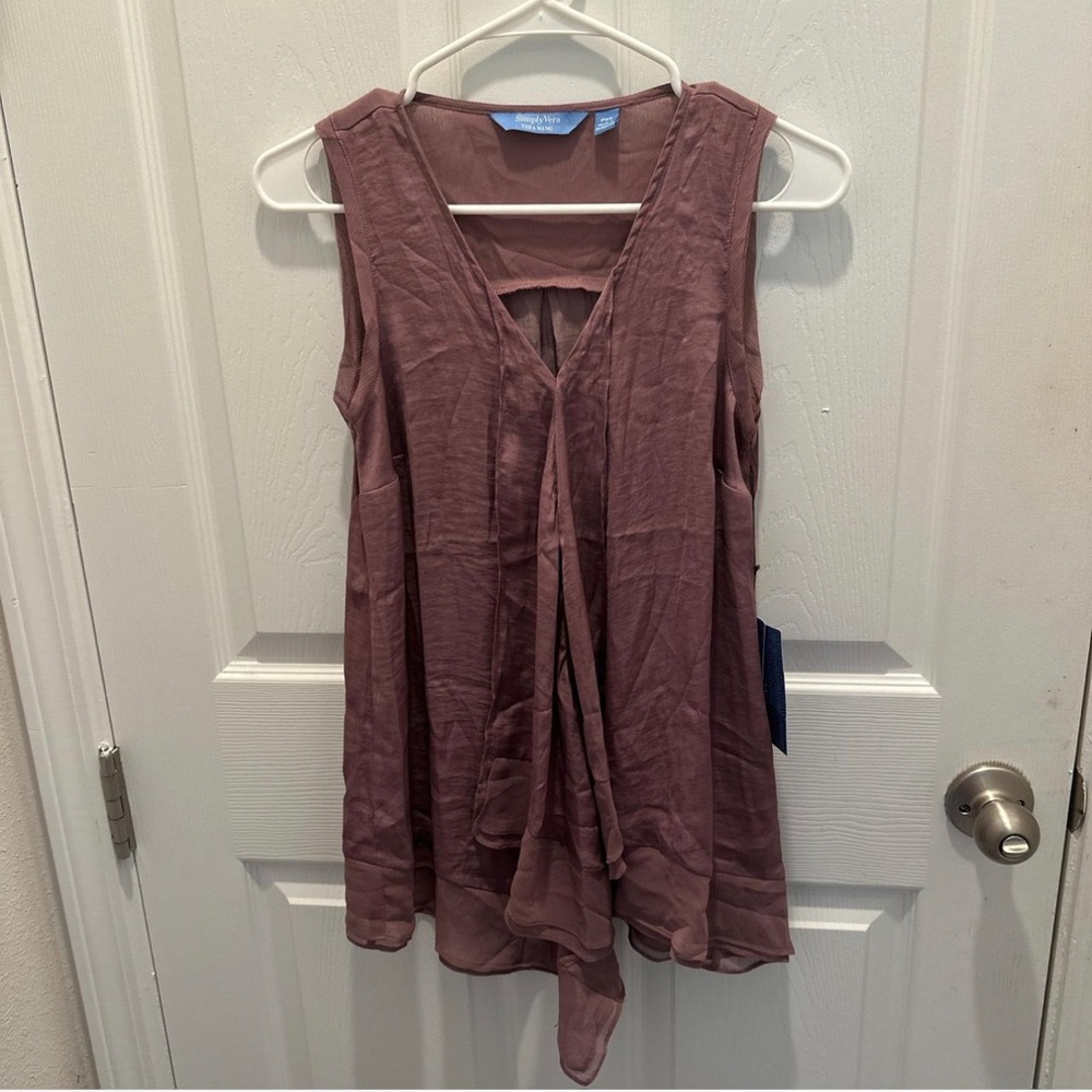 Simply Vera Vera Wang Sleeveless Top